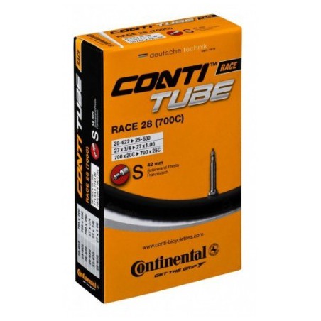 Camara Continental Race 700x20-25c Presta 42mm