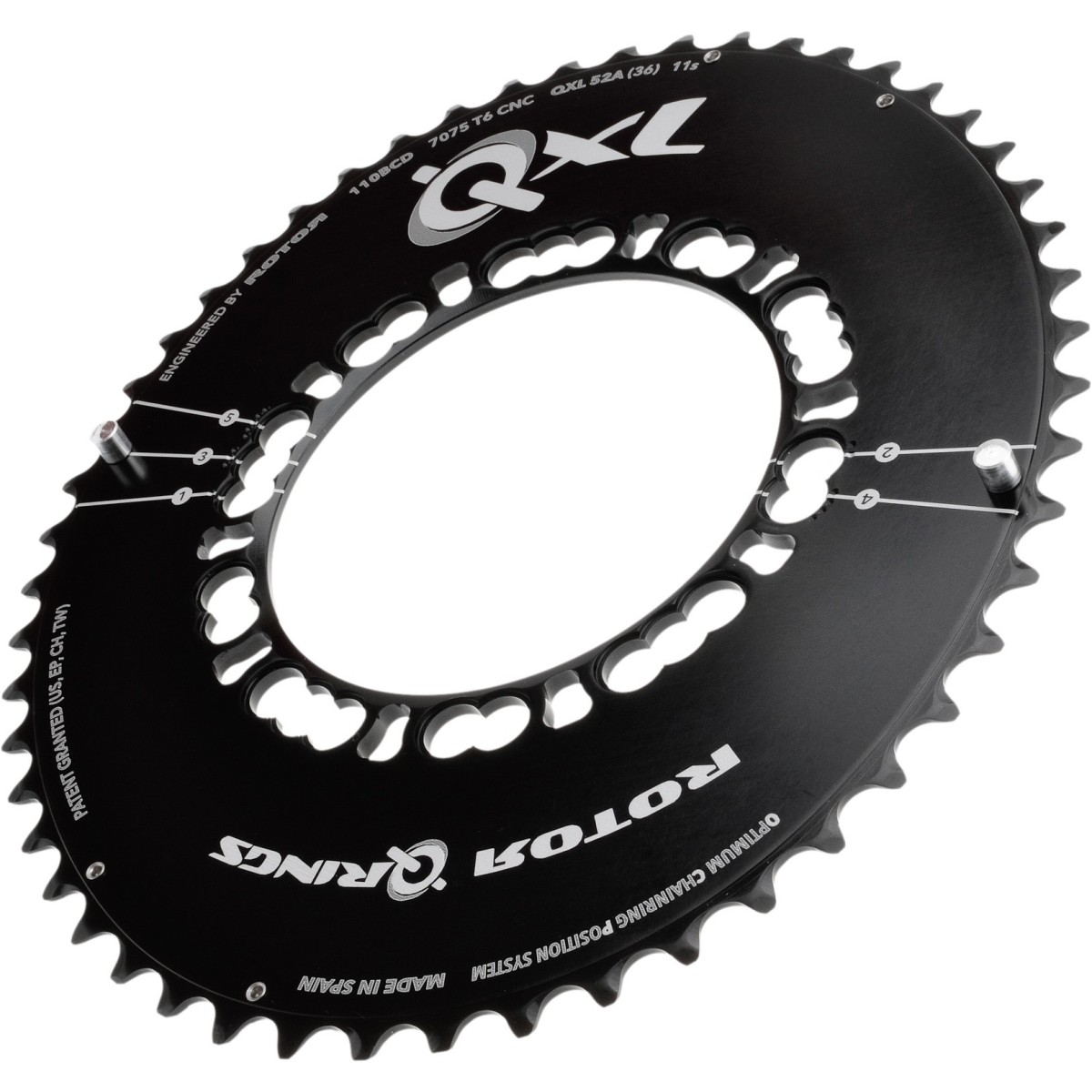 Plato Rotor Qring QXL 5 Tornillos 110 Bcd Exterior