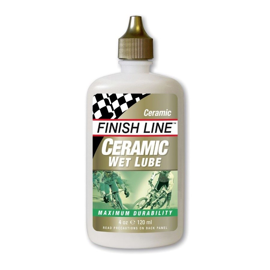 LUBRIFIANTS, Lubrifiant Finish Line Céramique Humide Bouteille 120 ml