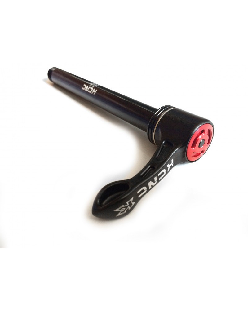 Cierre de rueda delantero Kcnc 15mmx100 Shimano E-Thru/Fox Negro