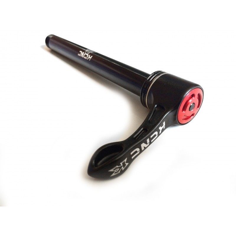 Cierre de rueda delantero Kcnc 15mmx100 Shimano E-Thru/Fox Negro