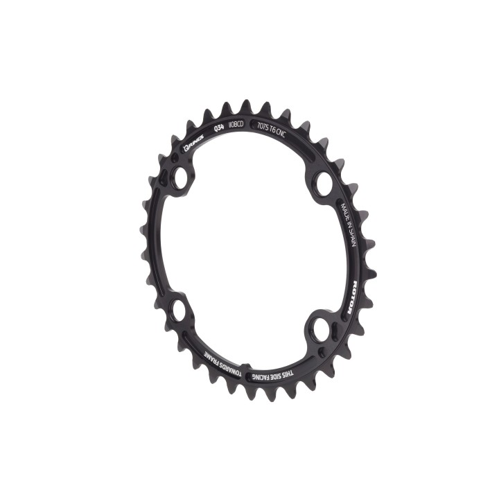 Plato Rotor Qring 4 Tornillos 110 Bcd Interior para Rotor Aldhu 3D+ y Shimano Dura-Ace 2017