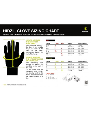 Guantes Hirlz Gripp Tour FF Negro