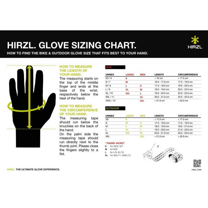 Guantes Hirlz Gripp Tour FF Negro