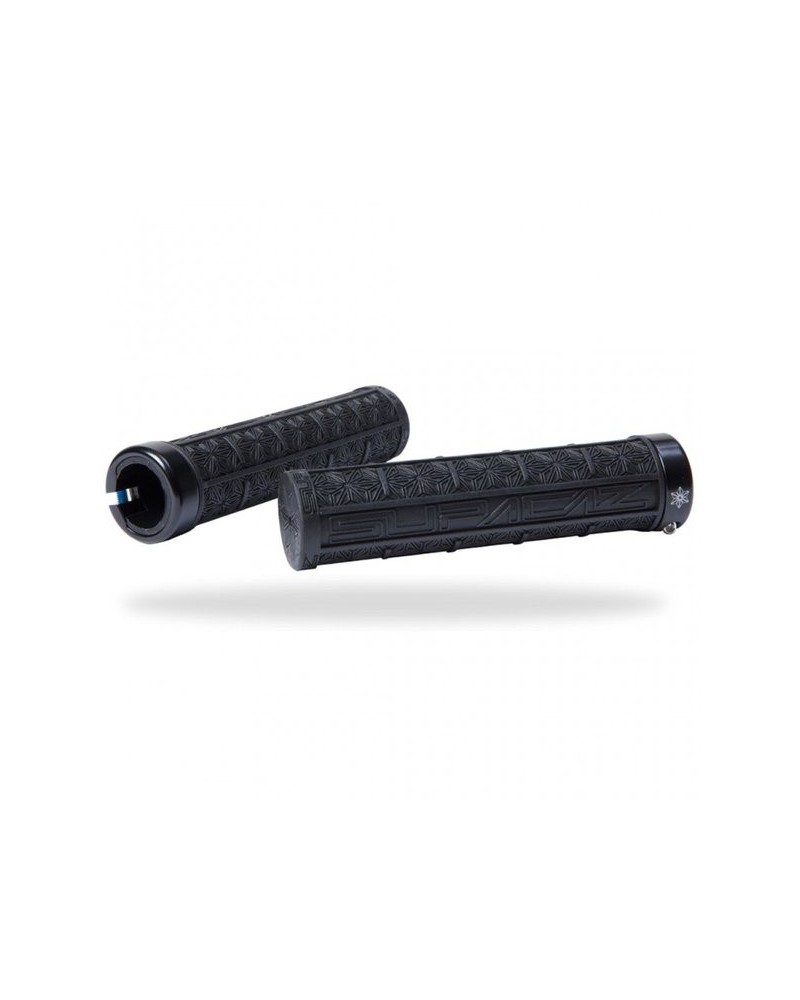 Puños Supacaz Lock-On Grizips Negro