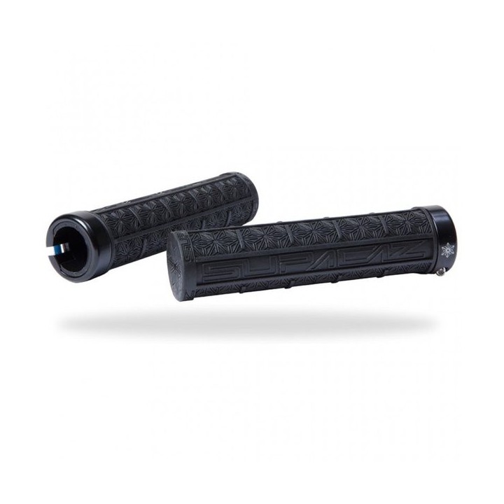 Puños Supacaz Lock-On Grizips Negro