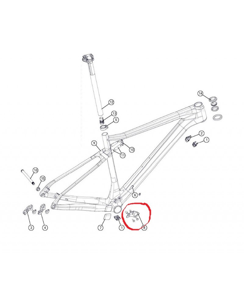 Guiacadenas Bmc TE01 2016