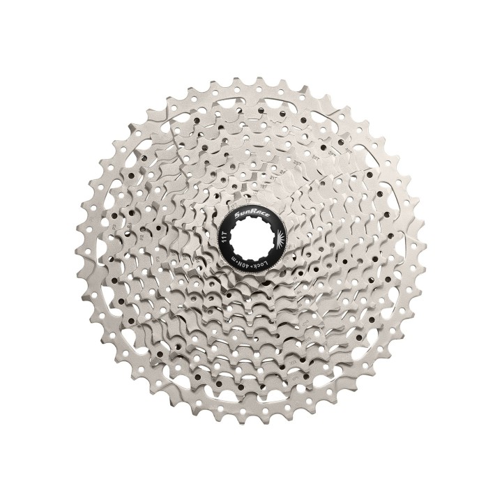 Cassette Sunrace CSMS8 11-46 11 velocidades Metalic Silver