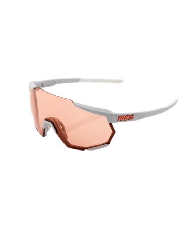 Gafas 100% Racetrap - Soft Tact Stone Grey - Lente Hiper Coral