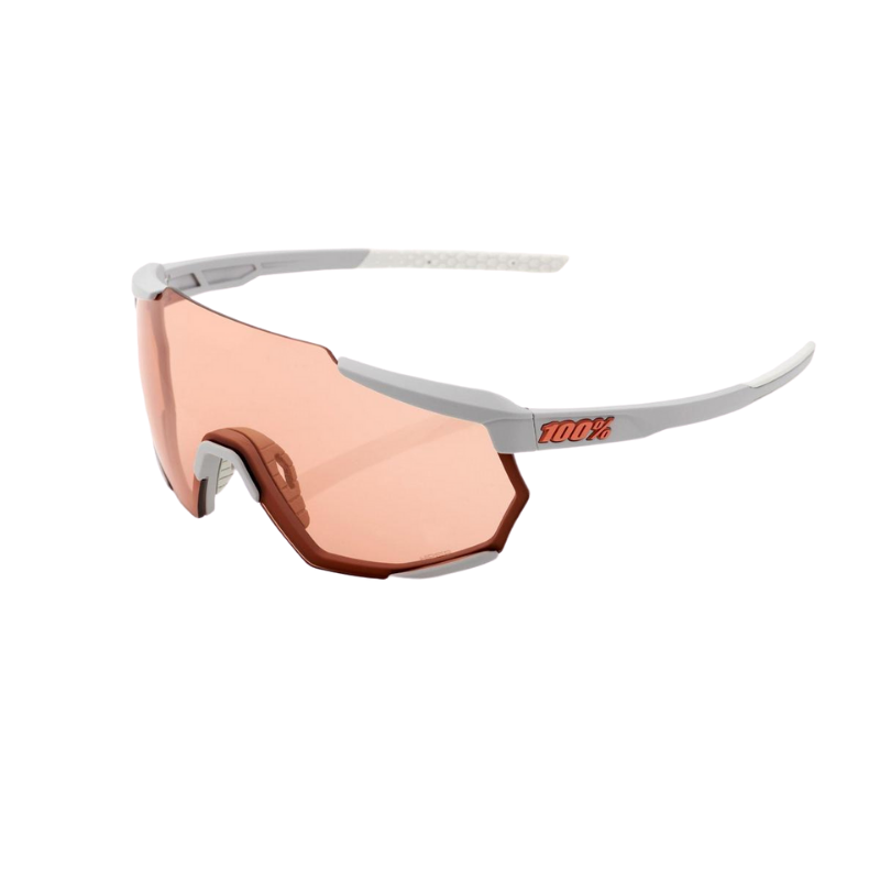 Gafas 100% Racetrap - Soft Tact Stone Grey - Lente Hiper Coral