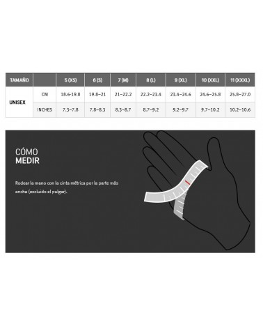 Guantes Cortes Gore C5 Negro/Rojo