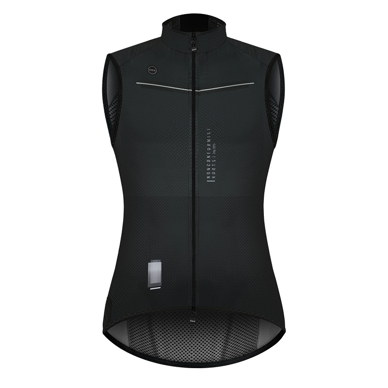 Gilet femme Gobik Plus 2.0 Black Lead | Maillot | Vêtements de cyclisme
