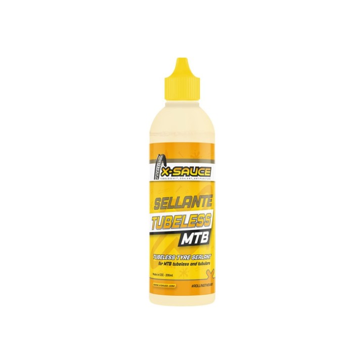 TUBELESS, Líquido antipinchazos X-Sauce para tubeless de 200ml