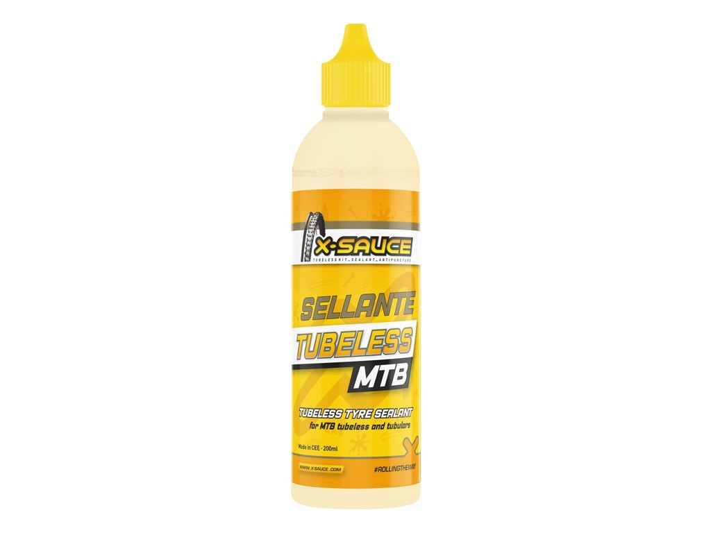 TUBELESS, Líquido antipinchazos X-Sauce para tubeless de 200ml