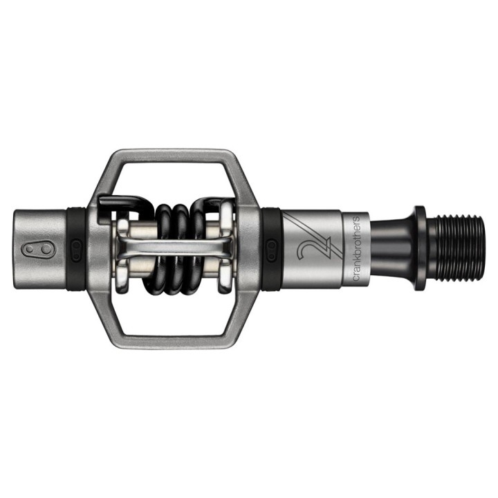 PEDALES BTT, Pedal Crank Brothers Egg Beather 2 Plata/Negro