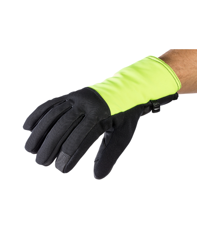 Guantes Largos Bontrager Velocis Softshell Amarillo radioactivo