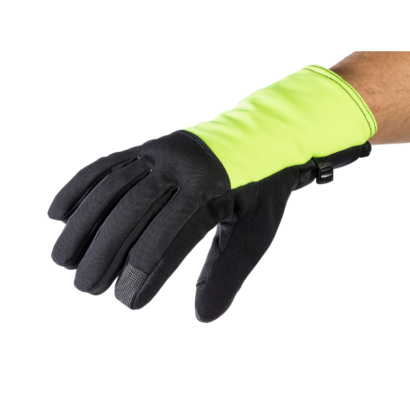 Guantes Largos Bontrager Velocis Softshell Amarillo radioactivo