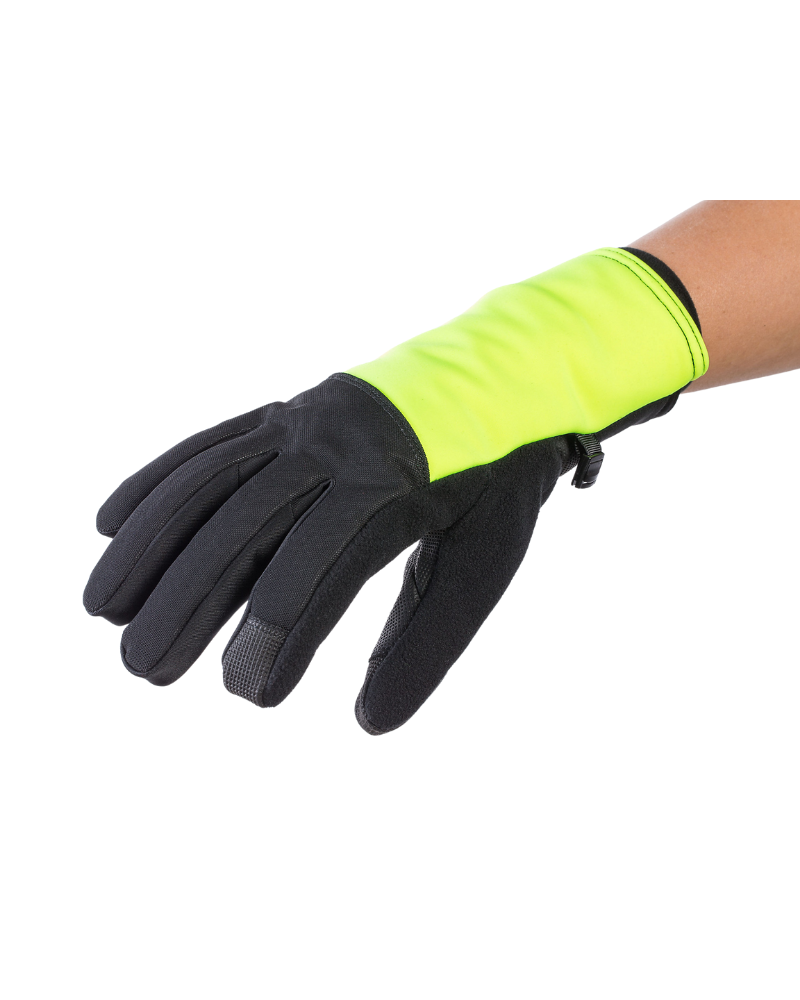 Guantes Largos Bontrager Velocis Softshell Mujer Amarillo Radioactivo