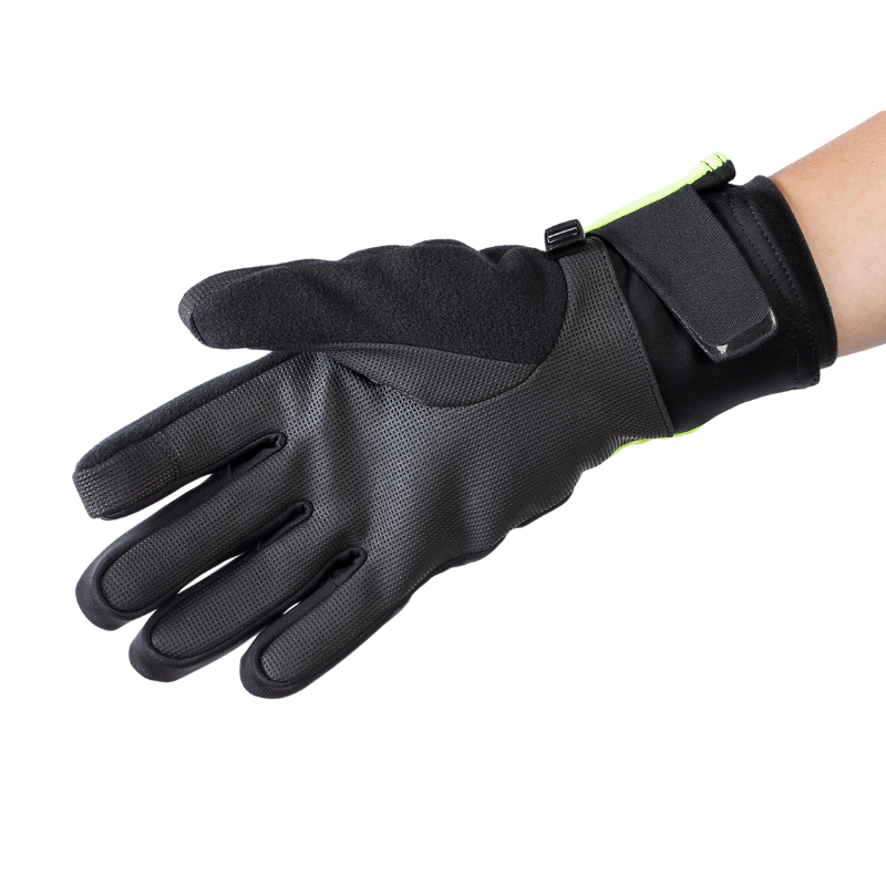 Gants longs Bontrager Velocis Softshell Femme Jaune Radioactif | gants de cyclisme
