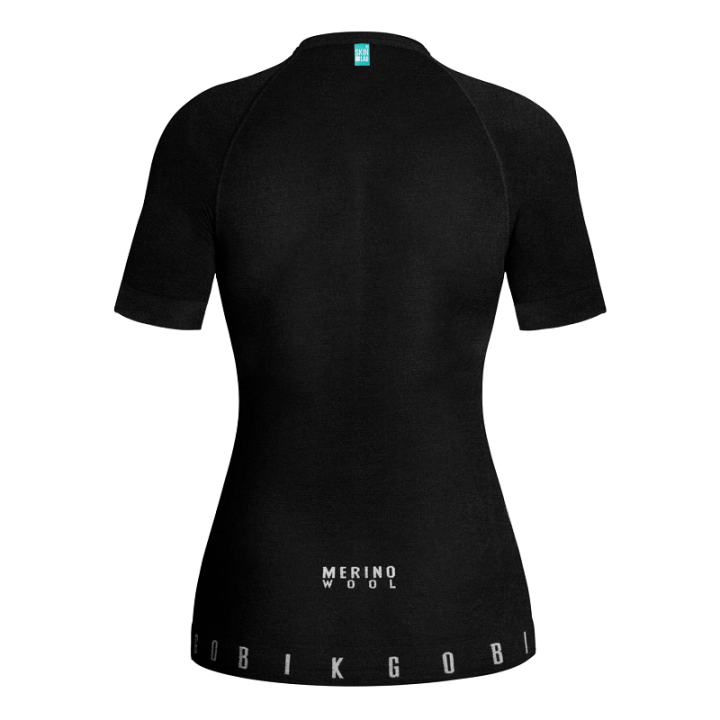 T-shirt intérieur à manches courtes pour femme Gobik Winter Merino | sous-vêtements pour femme cyclisme