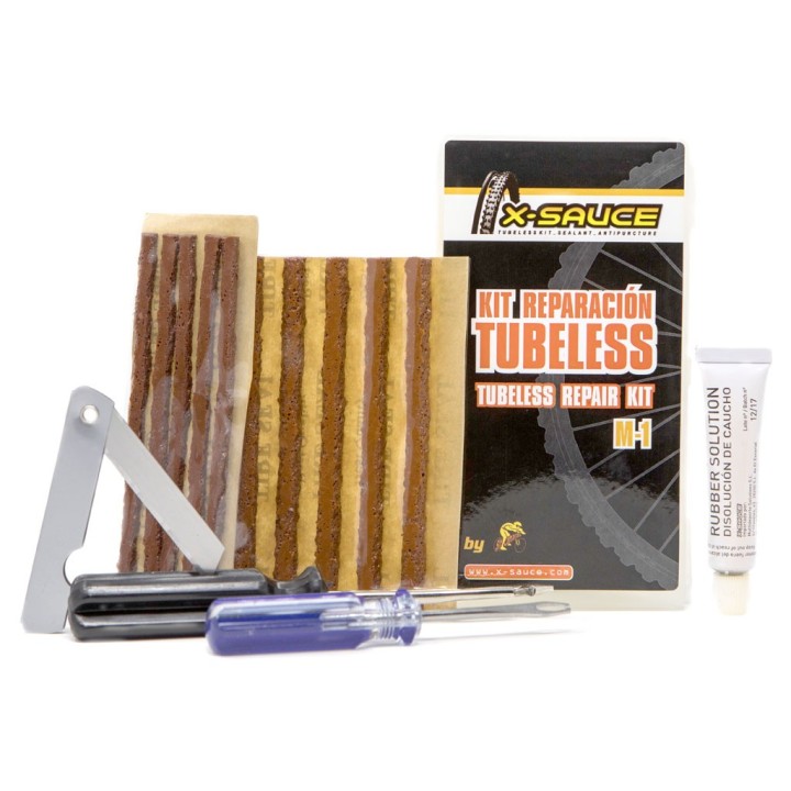 Kit reparador tubeless X-Sauce M-1|TUBELESS