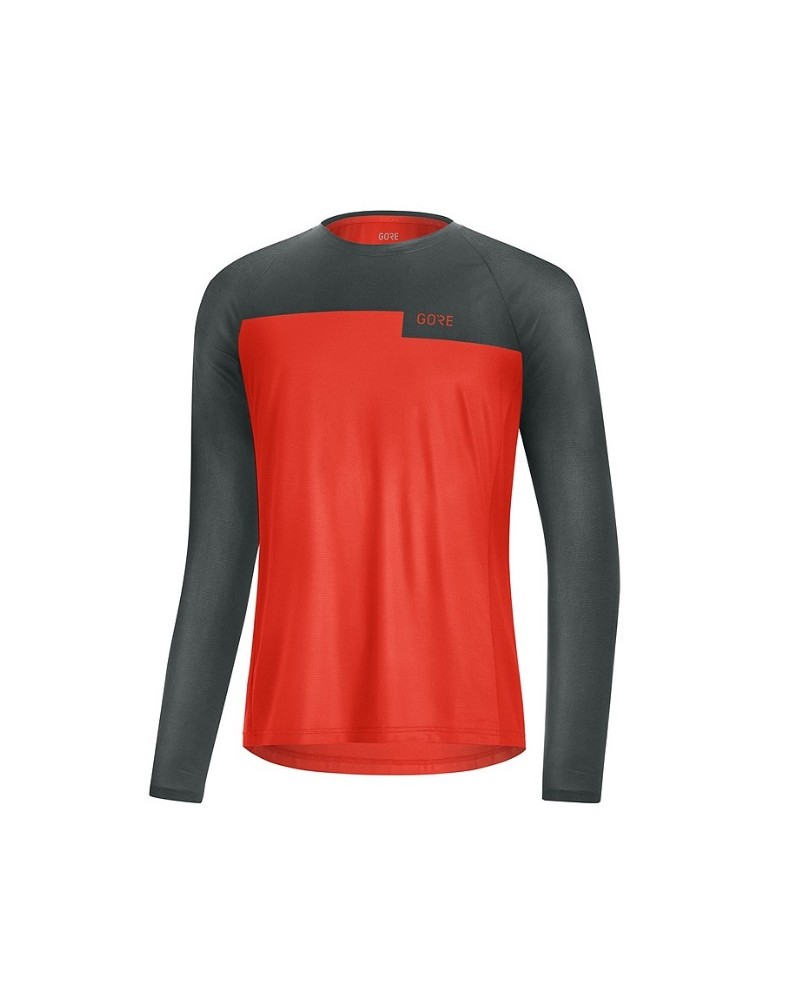 Maillot Gore Trail Manga Larga Fireball/Urban Gray