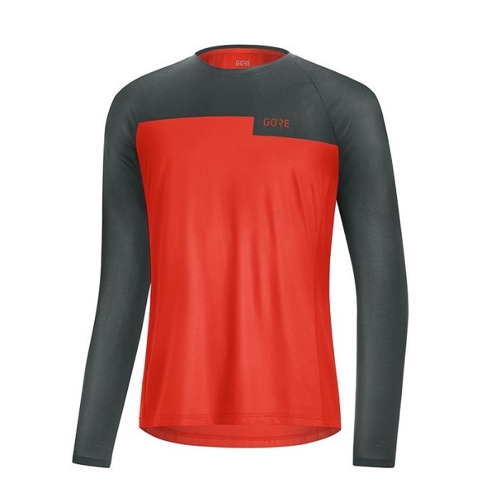 Maillot Gore Trail Manga Larga Fireball/Urban Gray