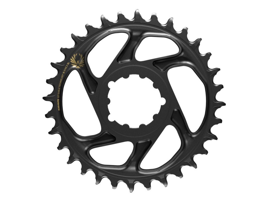 Plato Sram Eagle X-Sync 2 DM 3mm Boost Black Gold|Platos mtb