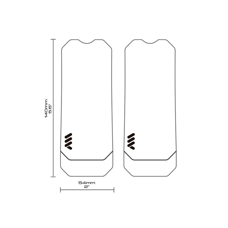 Protector de Biela All Mountain Honeycomb Clear|Recambio Bielas