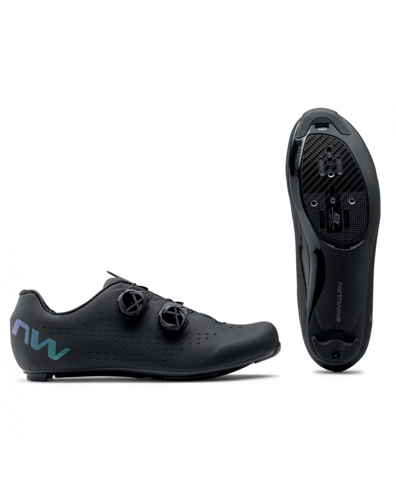 Zapatillas Carretera Northwave Revolution 3 Negro Iridescent