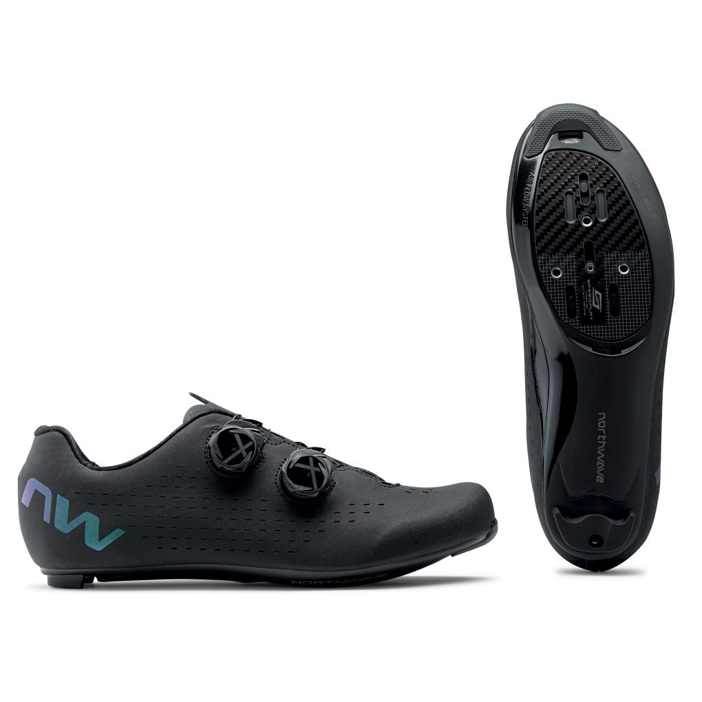 Zapatillas Carretera Northwave Revolution 3 Negro Iridescent