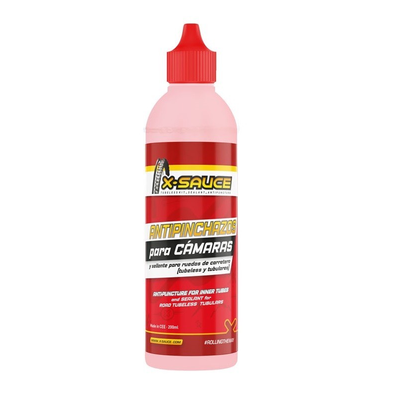 Líquido antipinchazos X-Sauce para Cámara tubeless de 200ml|TUBELESS