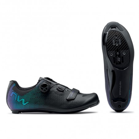 Chaussures de route Northwave Storm Carbon 2 Noir Iridescent | Chaussures de route
