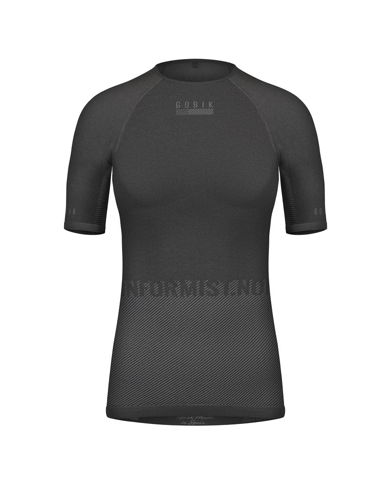 Camiseta Interior Manga Corta Mujer Gobik Limber Skin Basalt