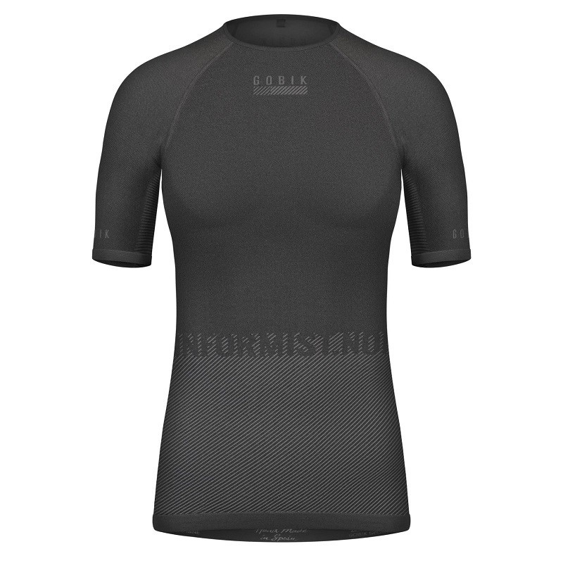 Camiseta Interior Manga Corta Mujer Gobik Limber Skin Basalt