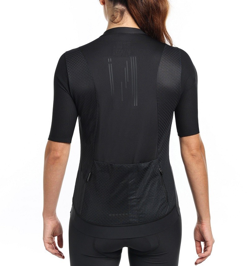 Maillot Manga Corta Inverse Saty Black (Unisex)|Maillot|Ropa ciclismo
