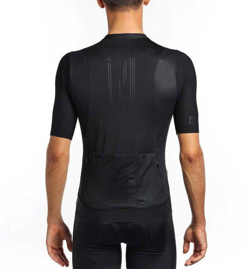 Maillot Manga Corta Inverse Saty Black (Unisex)|Maillot|Ropa ciclismo