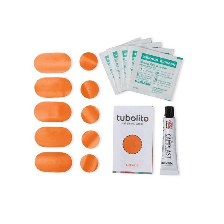 Kit Reparapinchazos Tubolito Tubo-Patch-Kit|parches