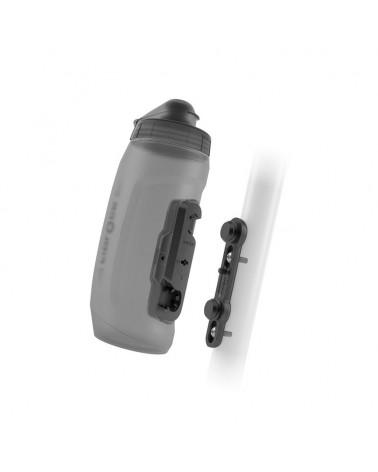 Bidón + base + Conector Twist Fidlock 590ml Ahumado