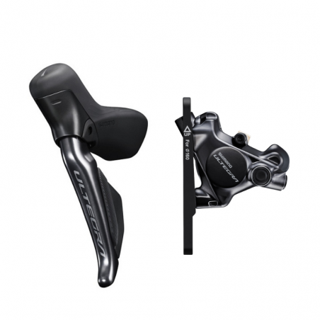 Kit Freno Disco Delantero Shimano Ultegra Di2 ST-R8170 + BR-R8170 + Latiguillo| Carretera