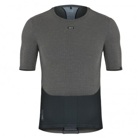 Camiseta Interior Manga Corta Gobik Cell Skin Hombre Greyblack