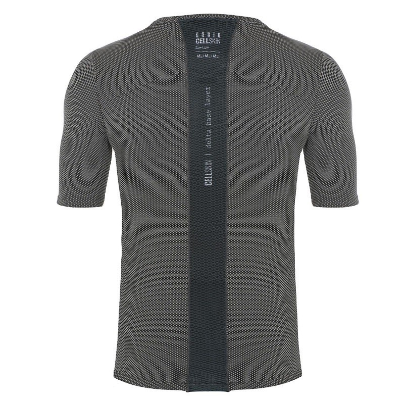 T-shirt intérieur court Gobik Cell Skin Homme Gris noir