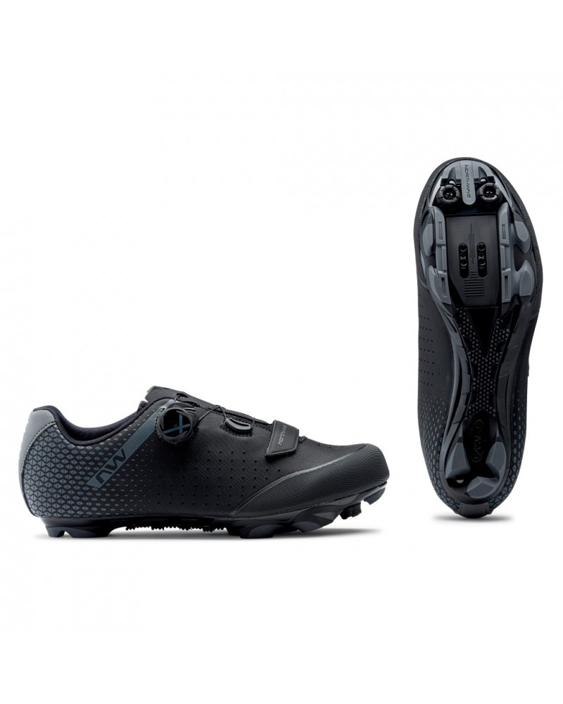 Zapatillas Mtb Northwave Origin Plus 2 Wide Negro/Antracita