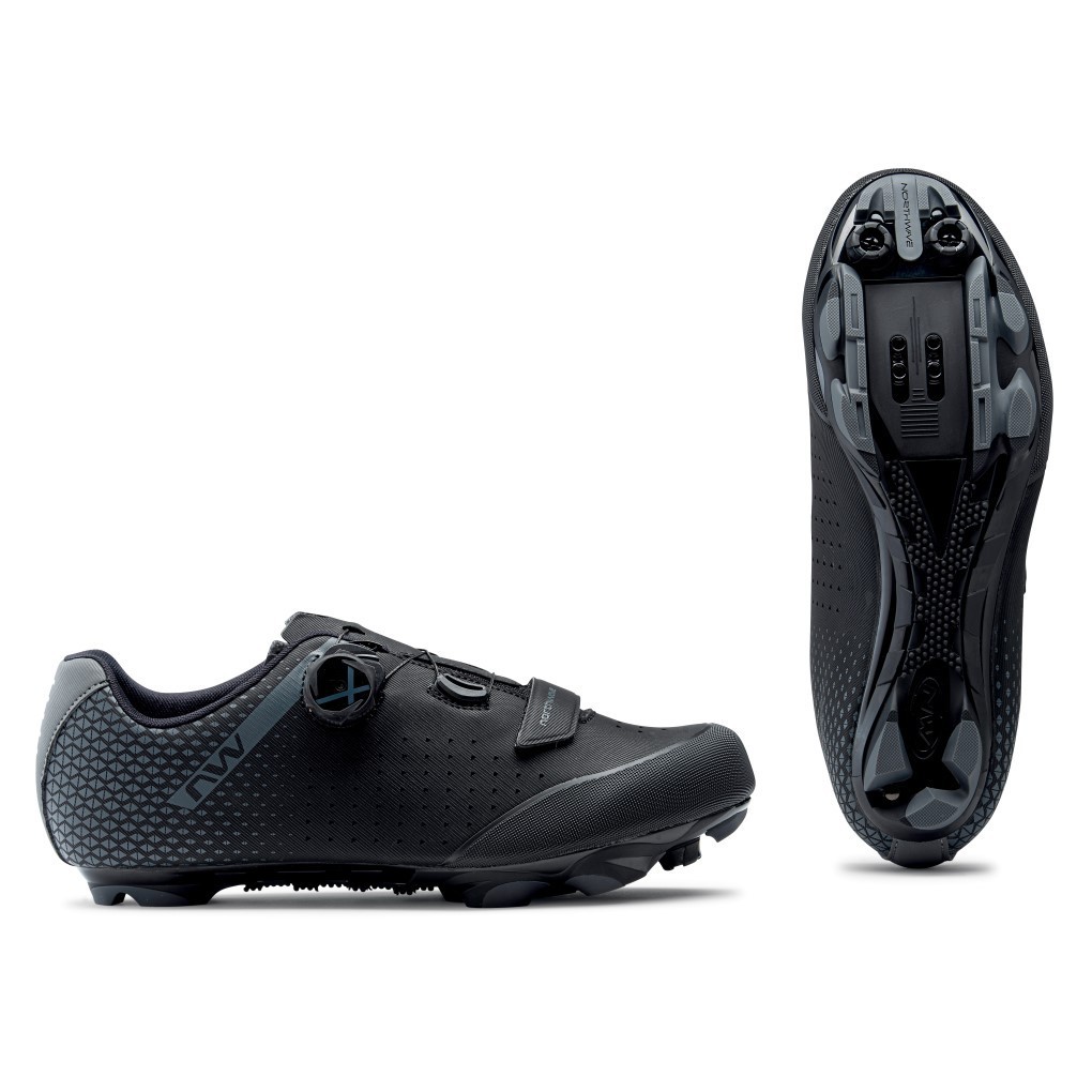 Zapatillas Mtb Northwave Origin Plus 2 Wide Negro/Antracita