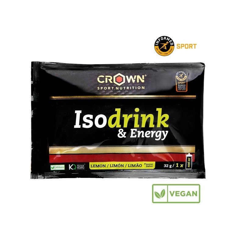 Isotónico Crown Isodrink & Energy 32g Limón