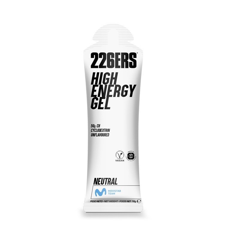 Gel 226ERS High Energy 76g Neutral|Nutrición ciclismo|