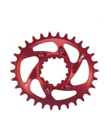 Plato Bpart ovalado Directmount Sram Gxp Rojo