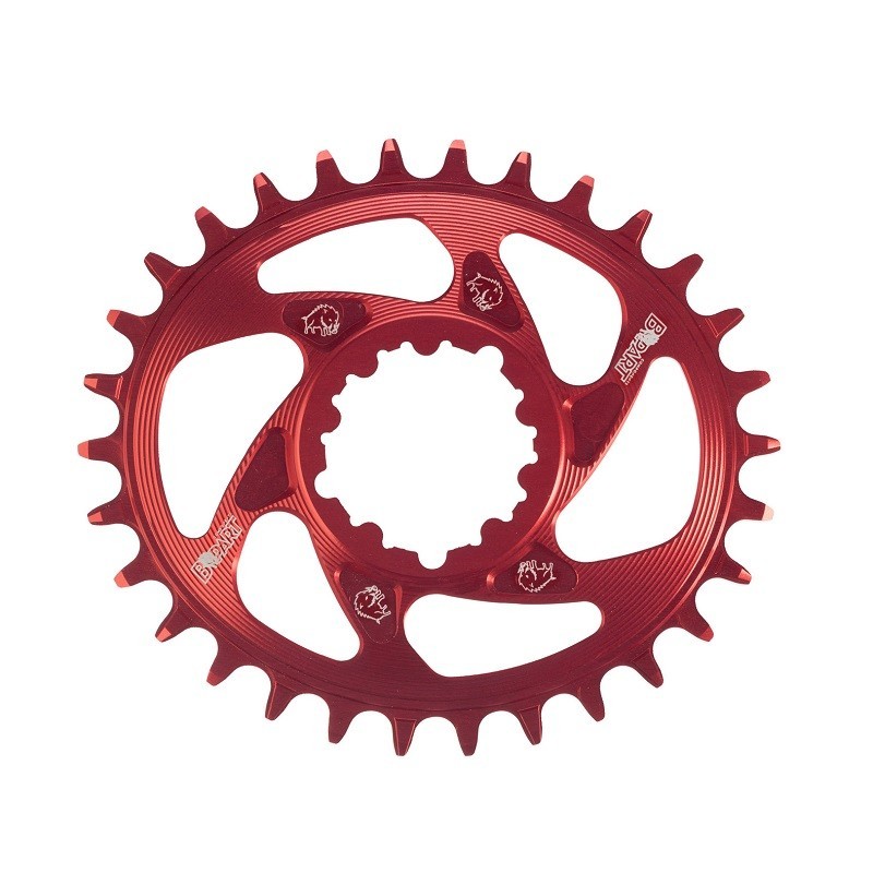 Plato Bpart ovalado Directmount Sram Gxp Rojo
