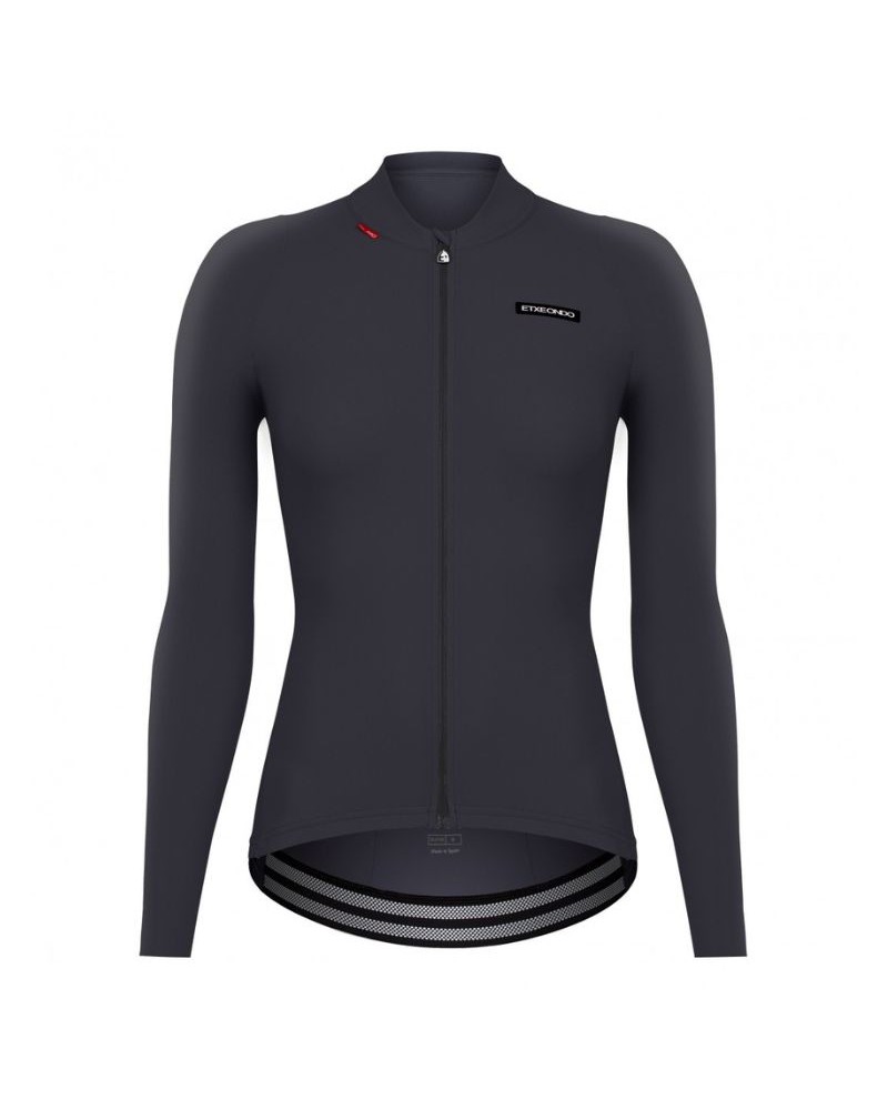 Maillot Manga Larga Mujer Etxeondo Alda Gris Antracita