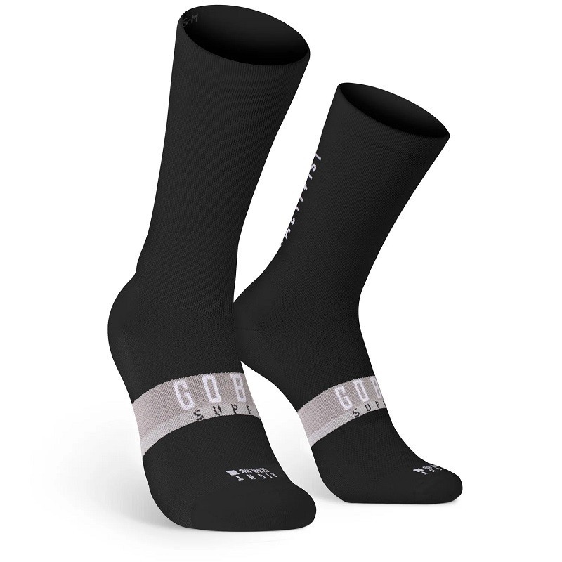 Calcetín Unisex Gobik Superb Axis Extra Long Black